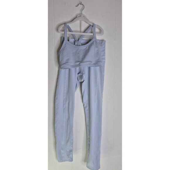 Morgan Stewart Sport Blue Sports Bra And Leggings Outfit Women's Size M/L - Picture 1 of 6